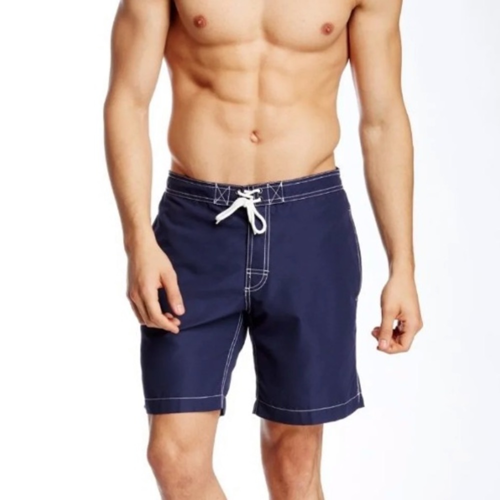 NEW Trunk LTD Navy Swim Trunks / Board Shorts - NWT